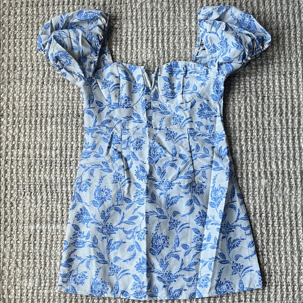 Floral Puff Sleeve Dress